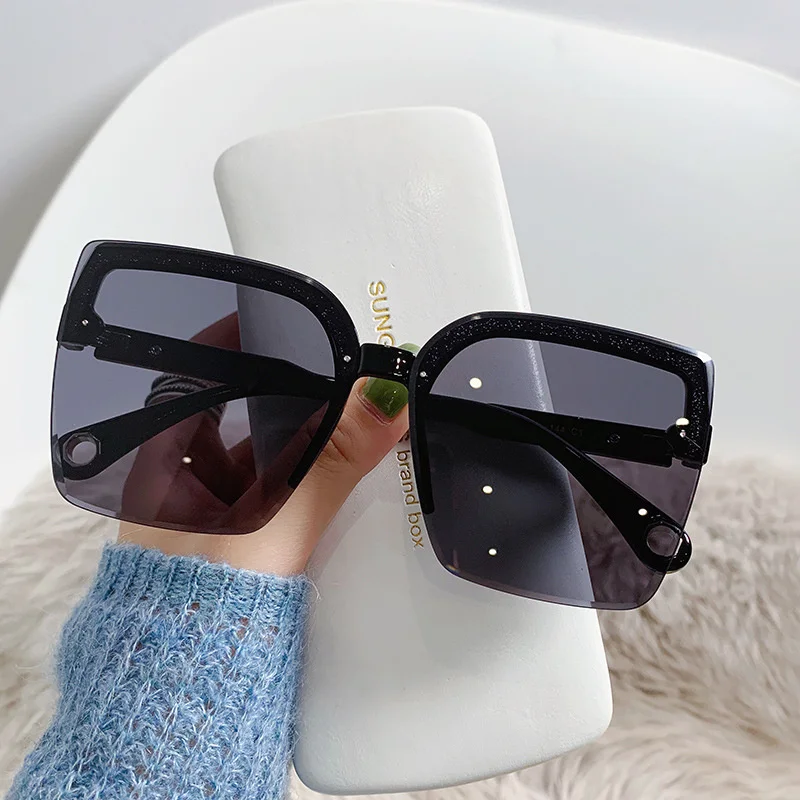Kacamata Hitam Oversized Pria  - Sunglasses Uv400 ulasan dan harga