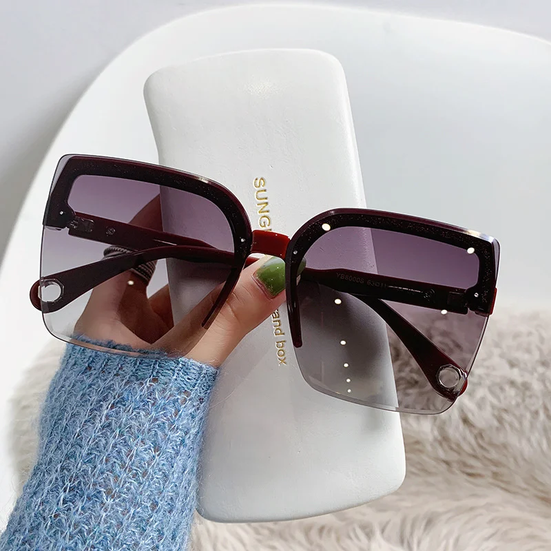 Kacamata Hitam Oversized Pria  - Sunglasses Uv400 ulasan dan harga