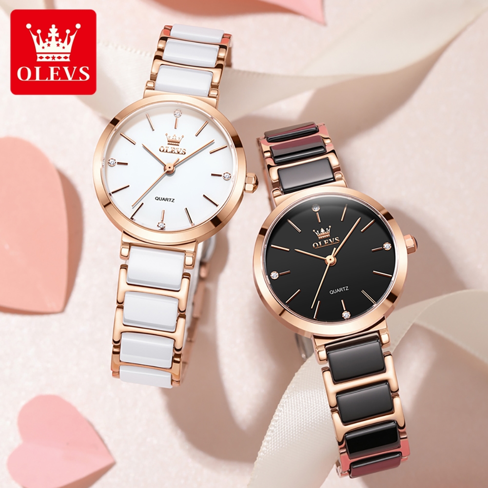 Jam Tangan Wanita OLEVS 5877 M - Luxury Gift Set ulasan dan harga