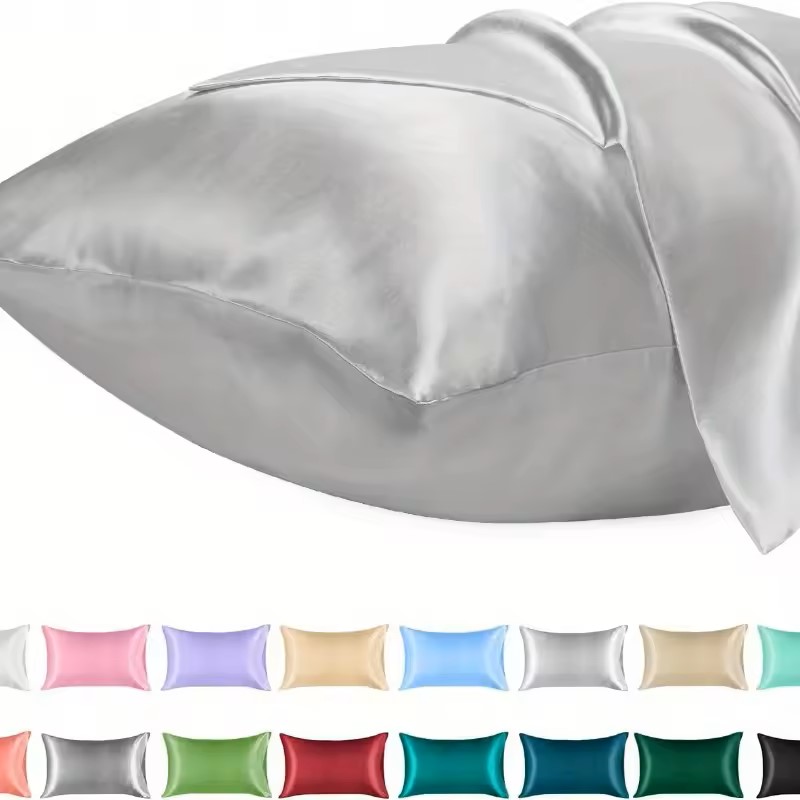 1 Buah Sarung Bantal Satin unt - Silk Pillowcase ulasan dan harga