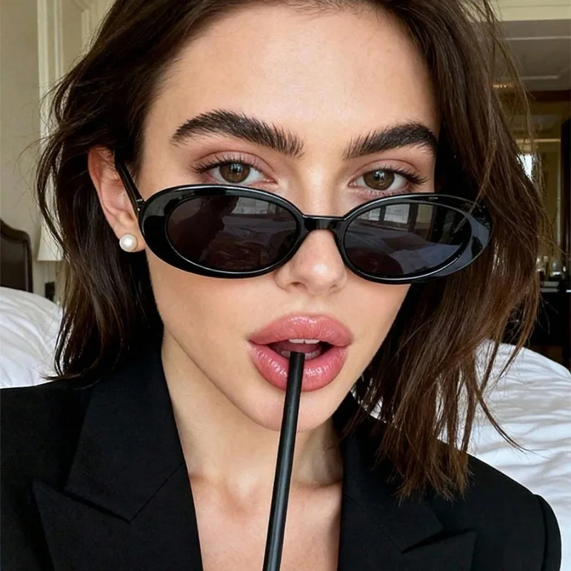 Kacamata Hitam Oval Klasik unt - Designer Sunglasses ulasan dan harga